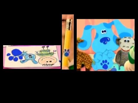 blue's clues how to draw 3 clues from What Is Blue Trying To Do?