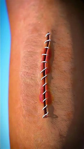 From Stitches to Healing — The Science Behind Wound Recovery 🧬#stitches #WoundHealing