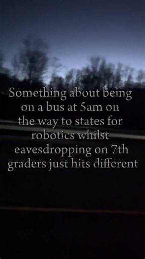 I love being a nerd #blowup #nerd #robotics #bus #school #earlymorning