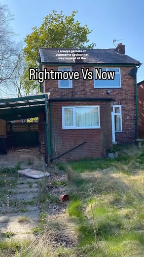 Rightmove VS now! Most original features had been removed before we bought it but this is a little look at what it was like before vs now! The first media wall was done by @xclusivekitchensmediawalls The fires are from @evonicfires My sofas are from @sofasandfriends and Louise5 will save you 5% off ❤️ Artwork is from @thegreenhouseart_ Paint colours are saved on a highlight! | Louise And All Things Home