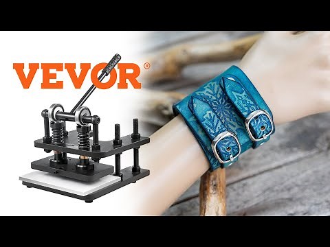 VEVOR Press Review | Stamping and Cutting Leather With a Leather Cutting Machine