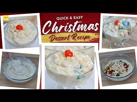 Creamy Fruit Cocktail Salad | Christmas Recipes | Darlene's Kitchen SG