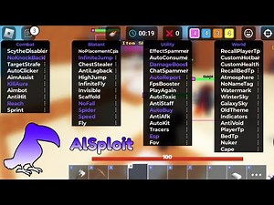 Roblox Bedwars AlSploit Script Hacks | KillAura, God Mode etc | Roblox Executor Mobile Delta,Fluxus