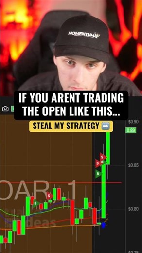 Steal my market open strategy! #daytrading #howtotrade #momentum