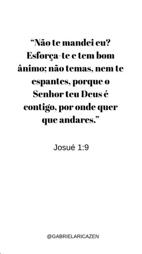 Não temas, tenha bom ânimo..Deus está com você. Gabriela Macedo #reflexão #deustemumapalavrapravoce