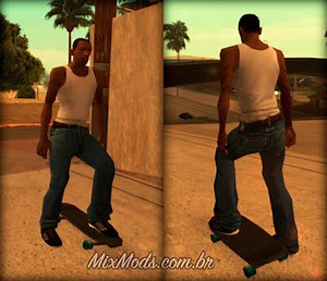[SA/SA:DE] Skateboarding Mod (mod de skate) - MixMods - Mods para GTA SA e outros