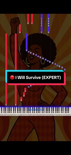Advanced Piano Tutorial for I Will Survive by Gloria Gaynor