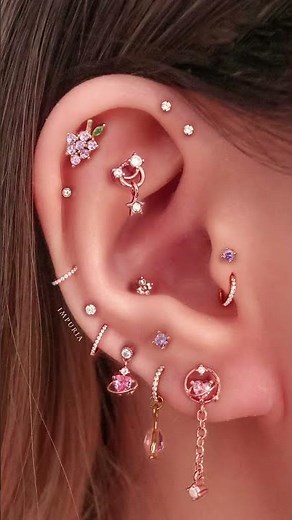 Cute Ear Piercing Curation Ideas for Females | Trendy & Stylish Looks!