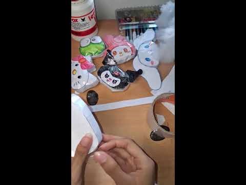 Paper squishy sanrio tutorial😼😼🩷