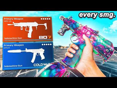 I Won Warzone with EVERY Black Ops SMG + Best Class Setups (COD CHALLENGE)