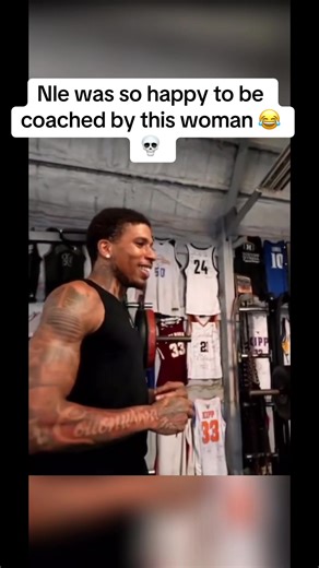 Nle was so happy 💀😂😂 @NLE Choppa TWITCH:NLECHOPPA - - - #nlechoppa #humor #fitness #sport #woman