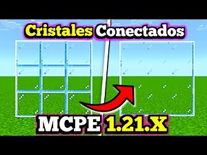 🟢 CONNECTED CRYSTALS in MCPE 1.21.X!! 🪟 | CONNECTED TEXTURES ADDON
