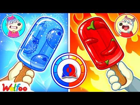 NEW | Hot vs Cold Ice Cream - What Happens If You Eat Spicy Ice Cream? Wolfoo Channel | Kids Cartoon