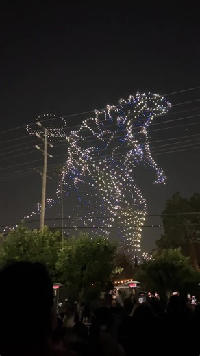 World record drone show featuring Godzilla and Kong for 'Monarch: Legacy of Monsters' S2 It featured over 3K drones | Culture Crave