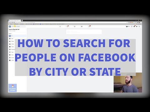 How To Search FACEBOOK Friends by Area, City, or State (2021 Tutorial)