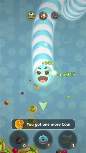 Worms Zone Magic Gameplay 🐍 #1018 #shorts