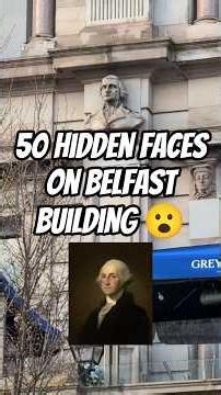 Why is George Washington on a Belfast Building?? #belfast #history
