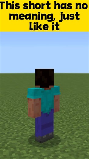 This Minecraft Short Has No Meaning 😅