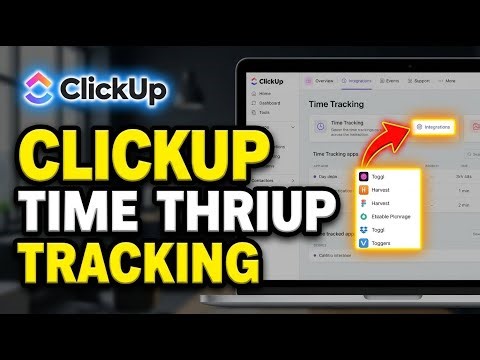How to install ClickUp integrations for time tracking - Quick Tutorial