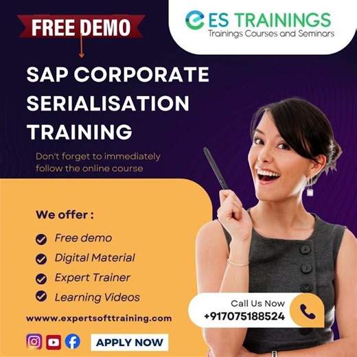 Master SAP Corporate Serialization 🚀#expertsofttraining