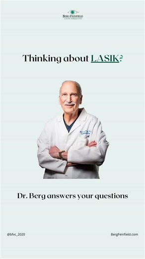 Berg Feinfield Vision Correction on Instagram: "Thinking about LASIK? 👁️ Dr. Alan M. Berg, MD, a board-certified ophthalmologist with over 25 years of experience in vision correction, answers the questions his patients ask most, from candidacy to recovery. A pioneer in refractive surgery and trusted by generations of patients, Dr. Berg has performed over 50,000 LASIK procedures, always focusing on personalized care and the most advanced technology available. Clear vision starts with experience 