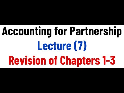 10 Partnership - Lecture 06 - Revision of Chapters 1-3