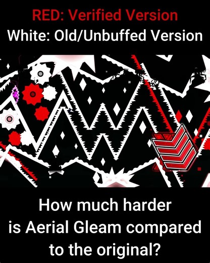 How much Harder is Aerial Gleam compared to the original? #geometrydash #gd #gaming #edit #music