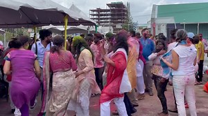 7.5K views · 128 reactions | Prime Minister Brigadier (Ret’d) Mark Phillips and other officials dancing at the Phagwah celebrations at the Georgetown Cricket Club (Video: News Room) | News Room | Facebook