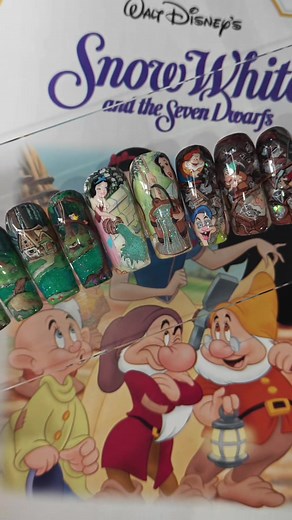 Vintage Disney Nail Art Inspiration