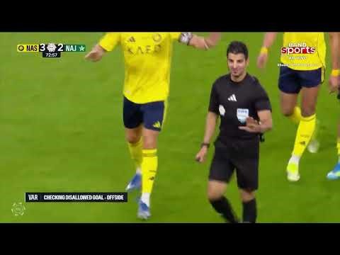 Cristiano Ronaldo scores second goal for Al Nassr over Al Najma