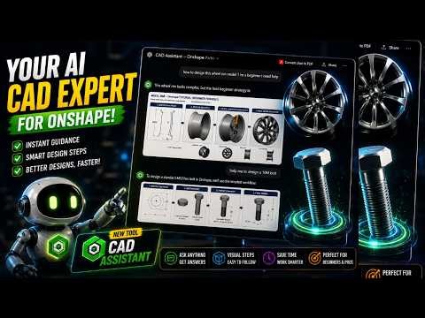 I Built an AI That Teaches CAD in Onshape 🤯