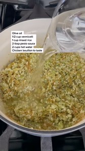 Vermicelli Rice w/ Pesto
