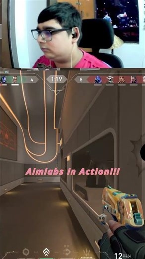 Aimlabs trained aim🥴 #aimbot #valorant #valorantclips #aimlab