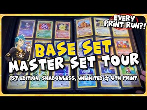 My Complete BASE SET Pokémon Card Master Set Collection! (1st Edition, Shadowless, Unlimited, 4th)