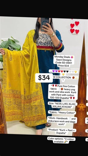 Monday Deals 🛍️ Saavi Designs Dm is on 0438979559.