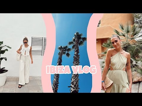 IBIZA GIRLS HOLIDAY VLOG | ibiza hippy market + first ibiza night out! hot girl summer || Talia Rose