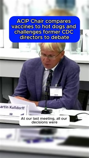 MedPage Today | Medical News on Instagram: "At today’s ACIP meeting, chair Martin Kulldorff, PhD, pushed back against claims that its members are “anti-vax.” He also invited nine former CDC directors and other recently departed agency leaders to a public debate, stating: “If they want to be trusted, they should all accept.”"