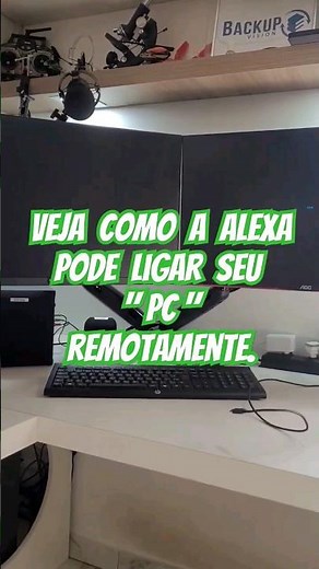 Veja como a Alexa pode ligar seu pc remotamente. #alexa #interruptorinteligente