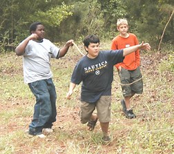 Rope-Toss-Log-Lift Challenge