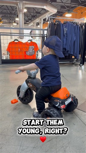 Start Them Young #harleydavidson