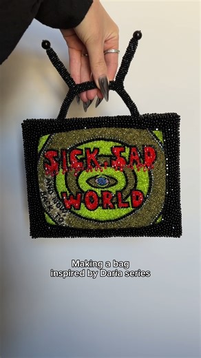 Sick Sad World Bag: Embroidery Process Tutorial