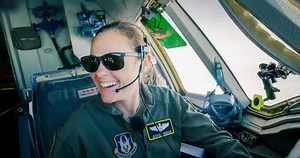 As we wrap up #WomensHistoryMonth, meet Capt. Jessica Hodson, one of our awesome #ReserveCitizenAirmen KC-10 Extender pilots assigned to the 349th Air Mobility Wing, Team Travis at Travis Air Force Base, California. She is one of many pilots in the Air Force Reserve who also fly for the commercial airlines in their civilian jobs. | Air Force Reserve