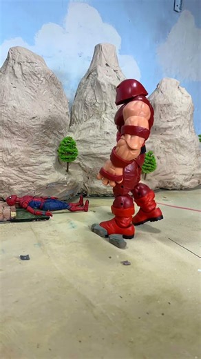 The Hulk's Revenge #stopmotion #juggernaut