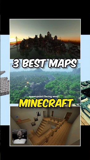 Best Map Mods For Minecraft Bedrock | How to download Best Maps For Minecraft #minecraft #mcpe