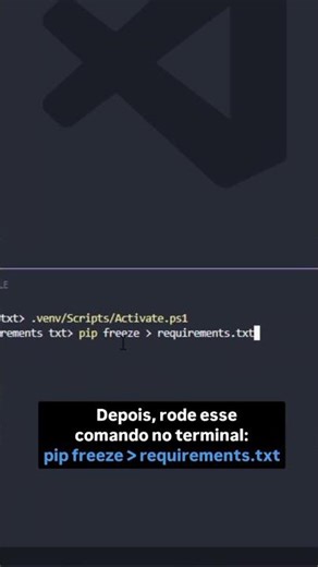 Entenda de vez o requirements.txt no Python | #shorts