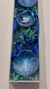 Hand Painted Shell Christmas Ornaments: Florida Beach Decor, Set of 3 - Etsy Australia