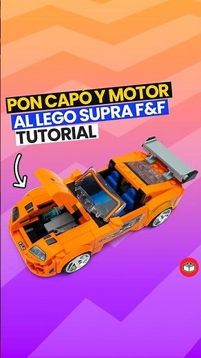 🔥 Add a hood and engine to the new Lego Speed Champions Supra with extra parts #legospeedchampions