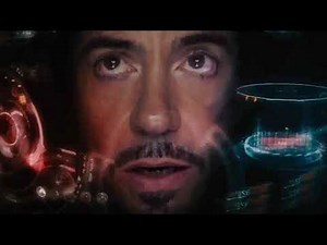 iron man hand and chest repulsor scenes 2008 to 2018 4K HD clip