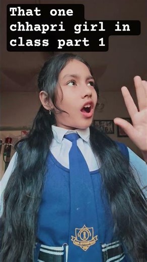 that one chhapri girl in class part 1#funny #alisha #chapri girl 😂🤣🤪