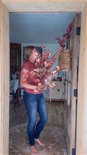 9.8K views · 36 reactions | Ditch the wreath and go with a basket  AND I have an adjustable wreath hanger so this hangs lower on the door than what you see in the video now. . . #fall #falldecor #wreath #porchdecor #home #decorating #interiordesign #porch | The Sassy Barn | Facebook